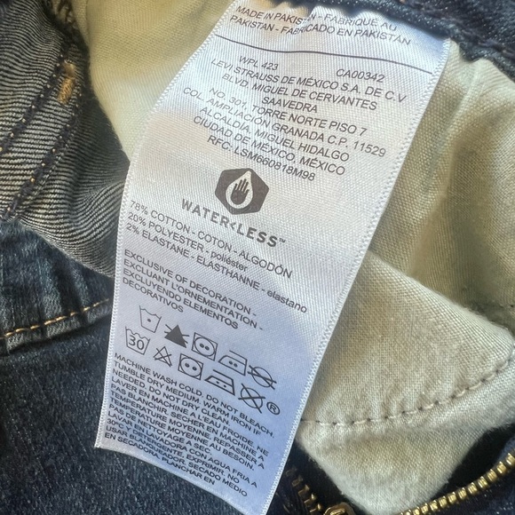 Levi Strauss signature mid rise boot cut jeans size 6 long waist 28 length 34 - Picture 4 of 11